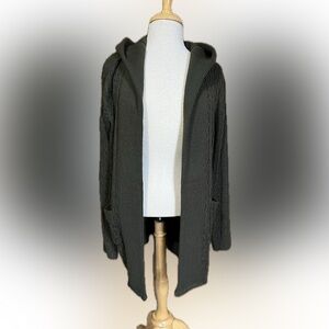 Simply Couture Open Cardigan with Hood